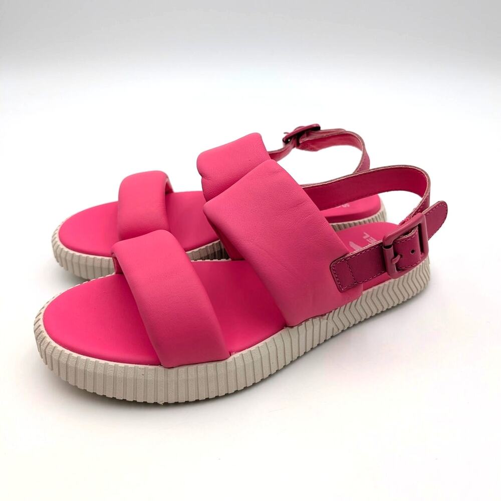 Sorel ONA Streetworks Go To Flat Sandals Open Toe Women's Pink Size US6 EU37